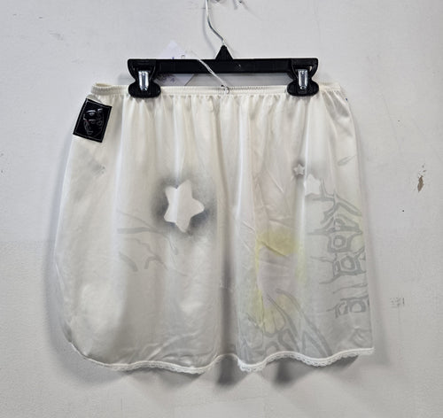 Abstract Slip Mini Skirt