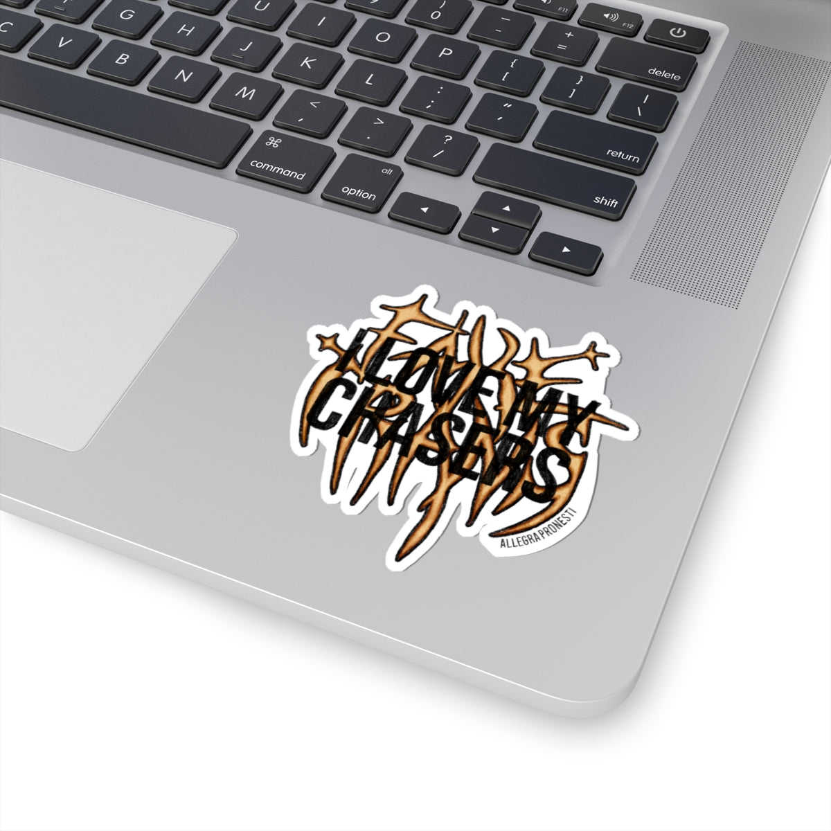 I Love My Chasers Heavy Metal Sticker