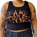Fake Trans Bleach Black Tank