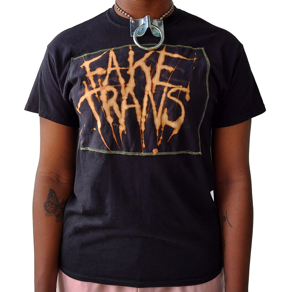 Fake Trans Bleach Patch Shirt