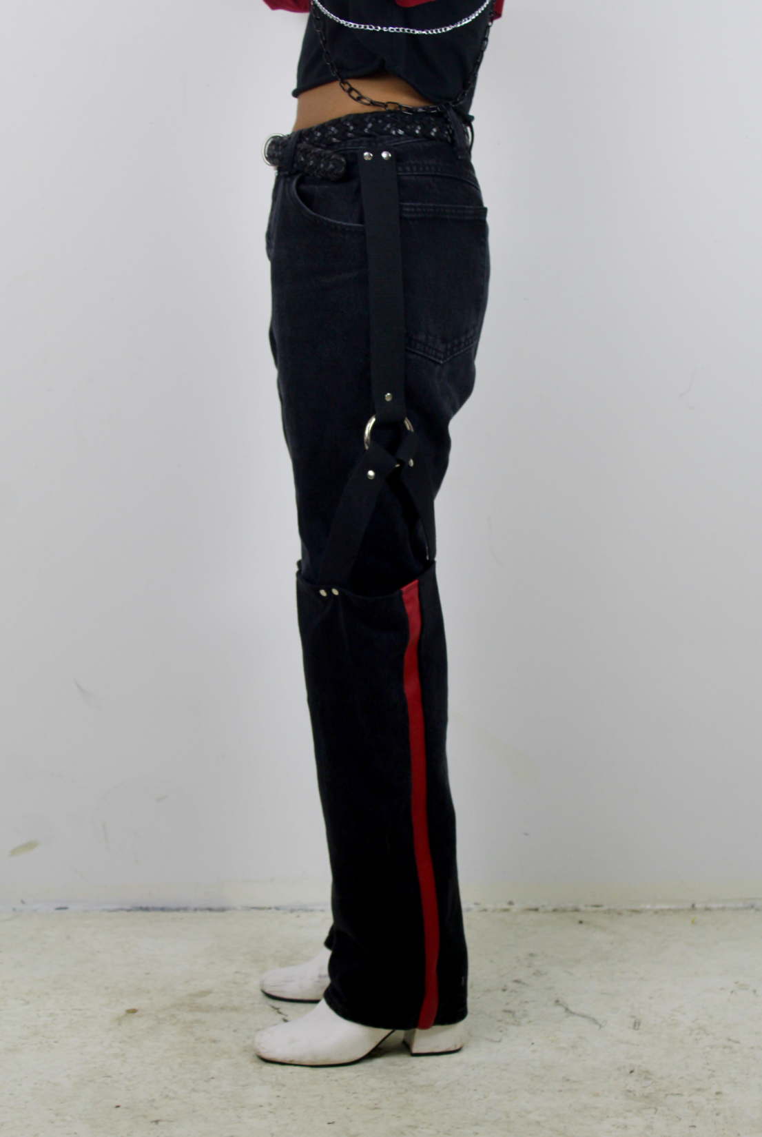 Denim Pants w/ Chaps