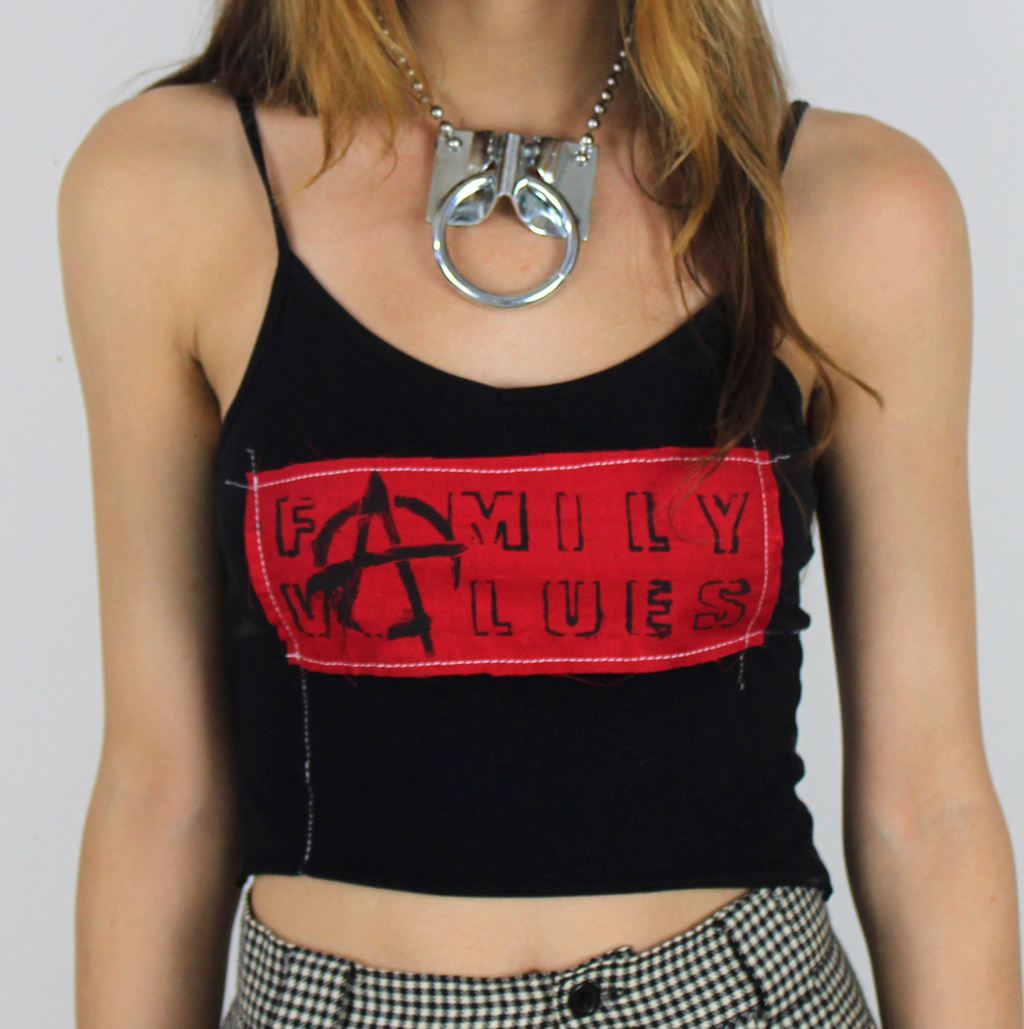 FV Black Crop Tank