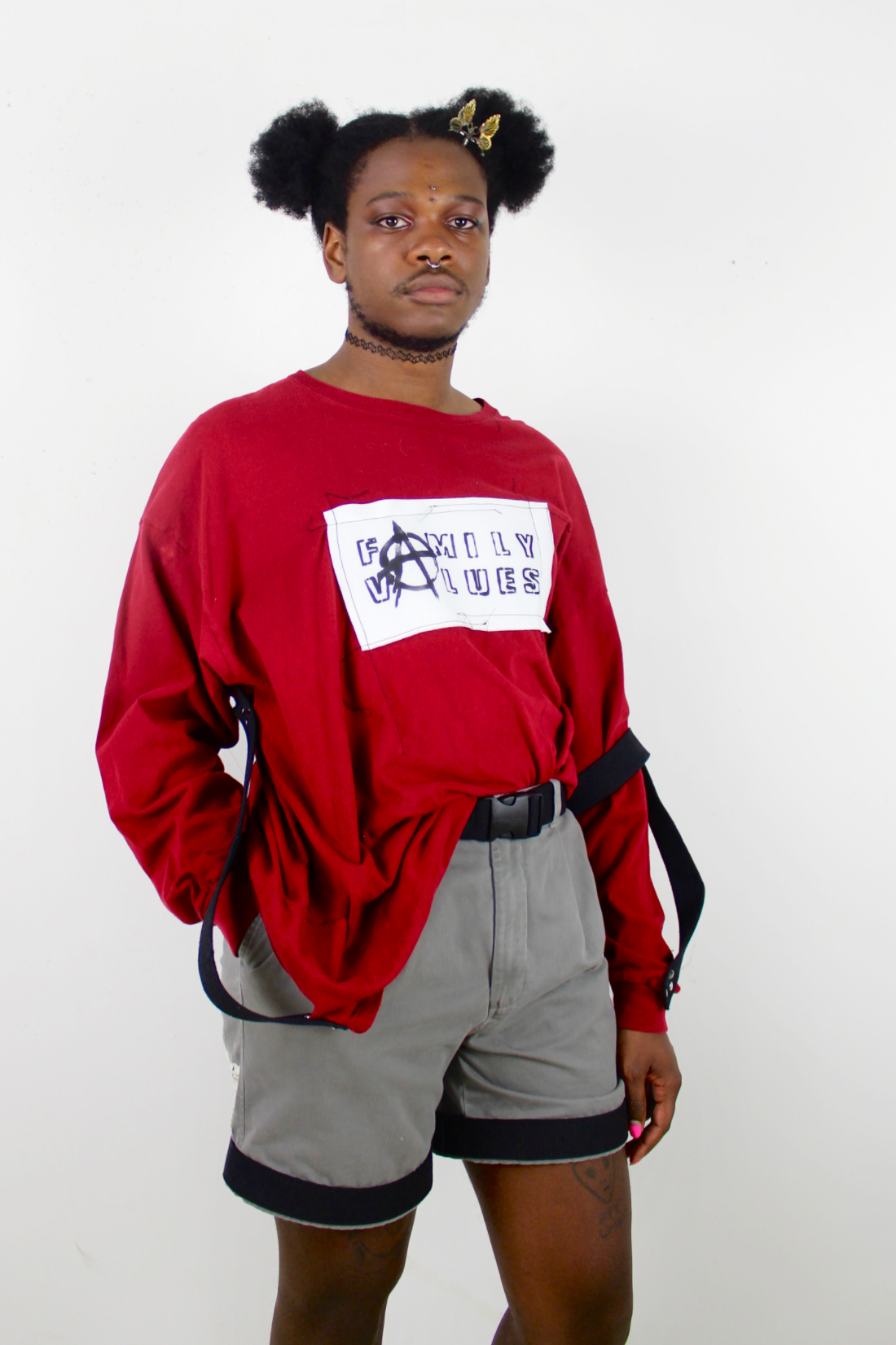 FV Logo Red Long Sleeve w/ Straps