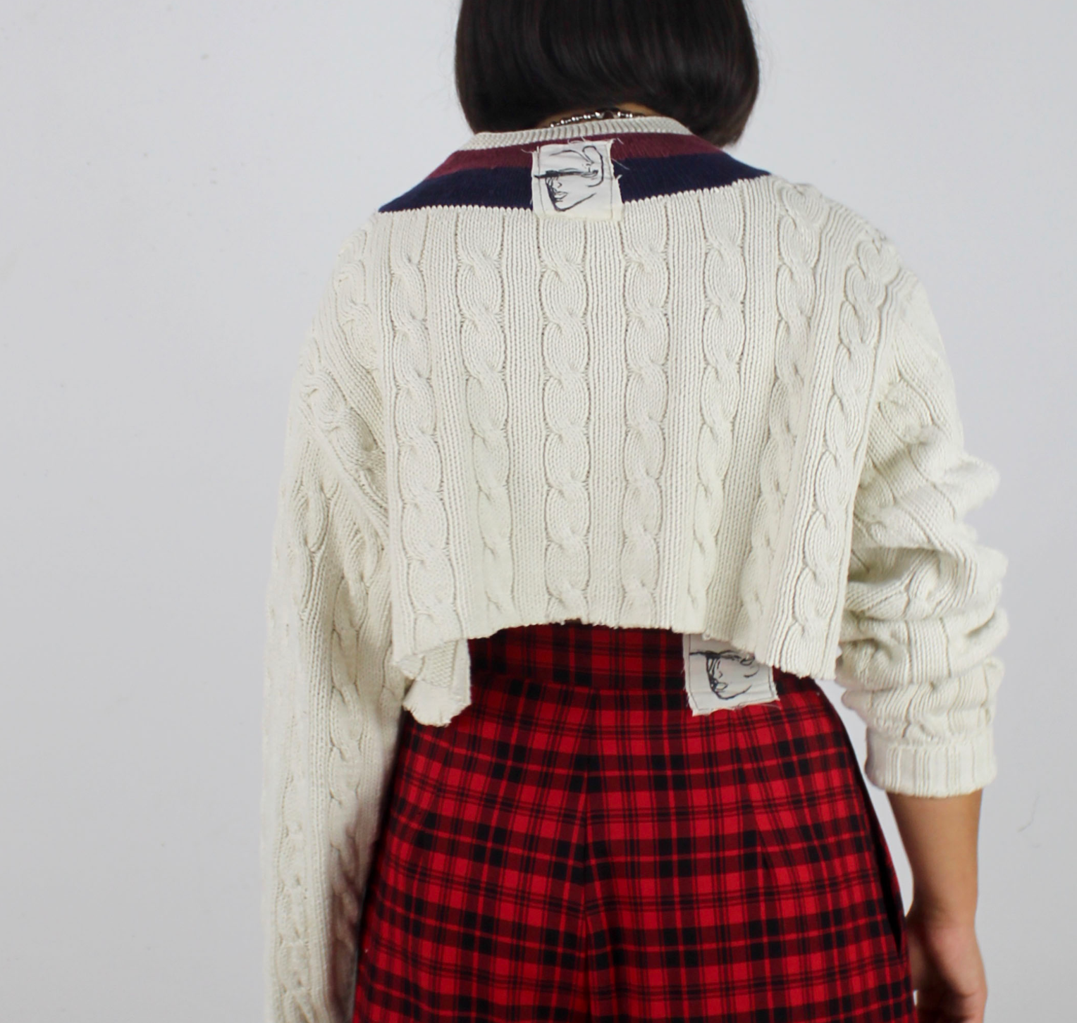 Knit Varsity Crop