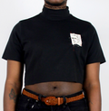 Logo Crop Turtleneck