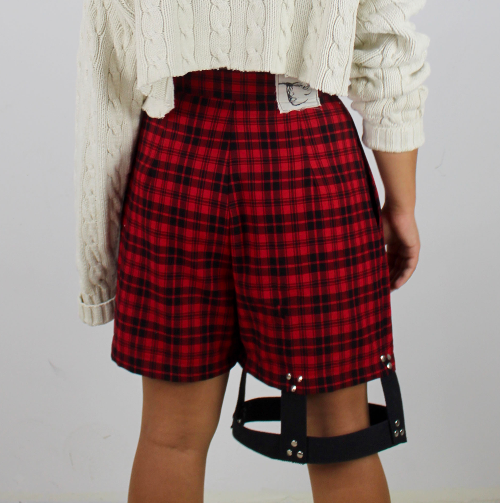 Red Plaid Shorts