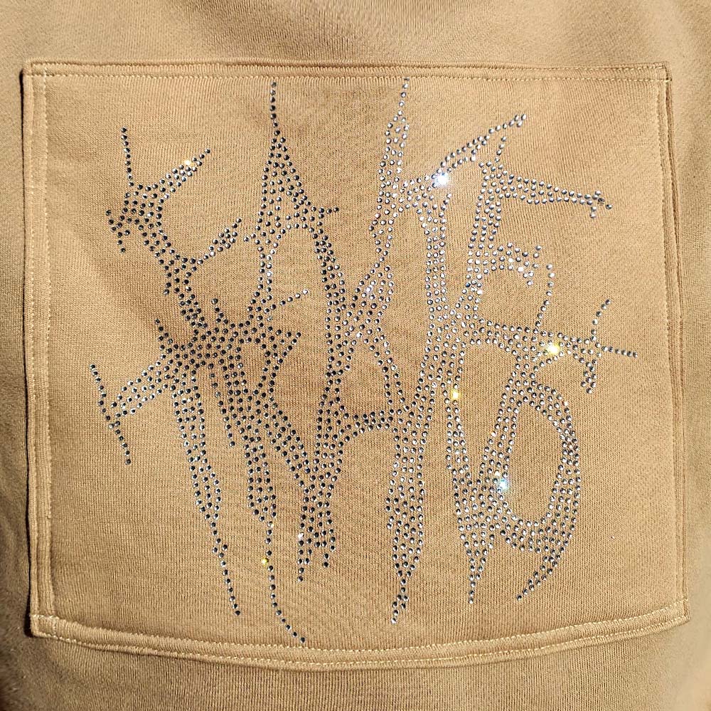 Fake Trans Rhinestone Hoodie